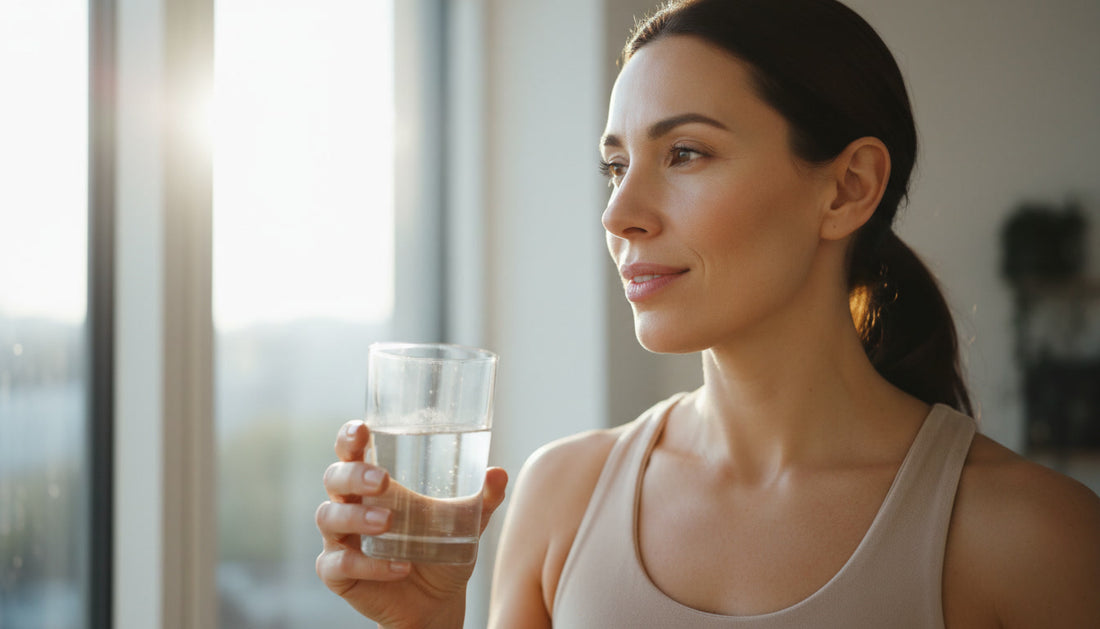 Professional woman in a bright, modern setting as part of an everyday vitality story
