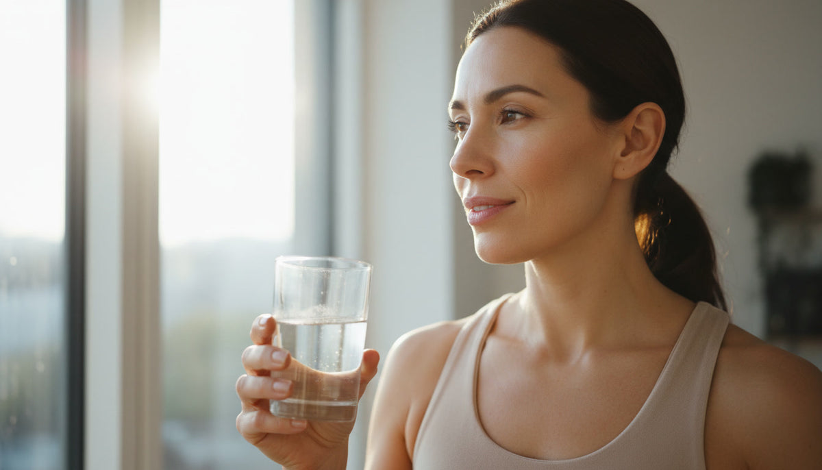 Professional woman in a bright, modern setting as part of an everyday vitality story