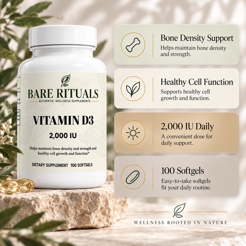 Vitamin D3 2,000 IU